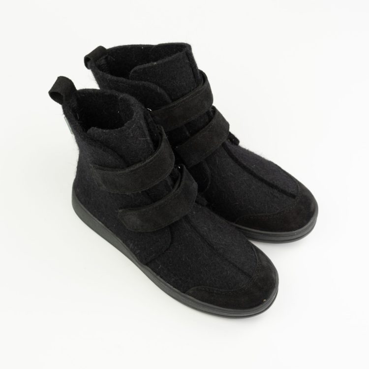 Мужские ботинки 83-016-01 Черный Войлок