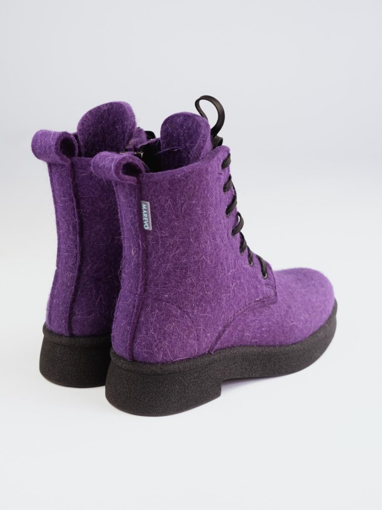 Женские ботинки 83-191-15  Фиолетовый Войлок 3