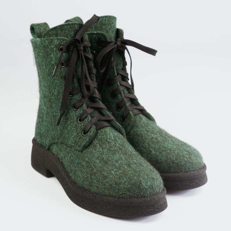 Женские ботинки 83-191-11 Изумруд Войлок 2