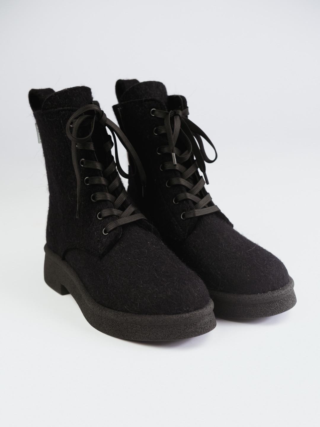 Женские ботинки 83-191-01 Черный Войлок