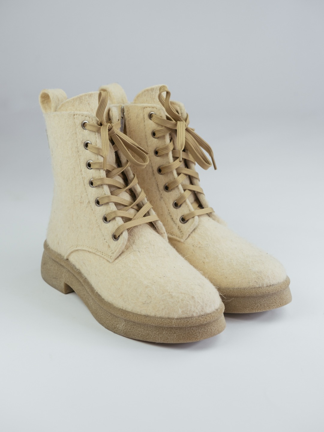 Женские ботинки 83-191-04 Бежевый Войлок 2
