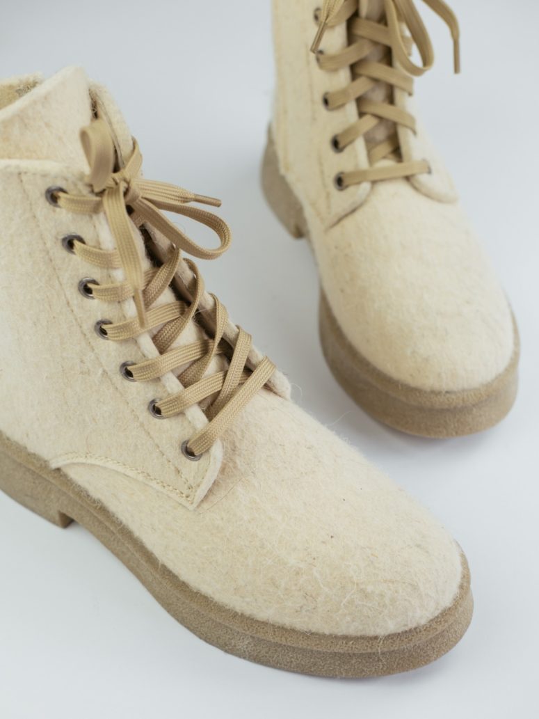 Женские ботинки 83-191-04 Бежевый Войлок 3