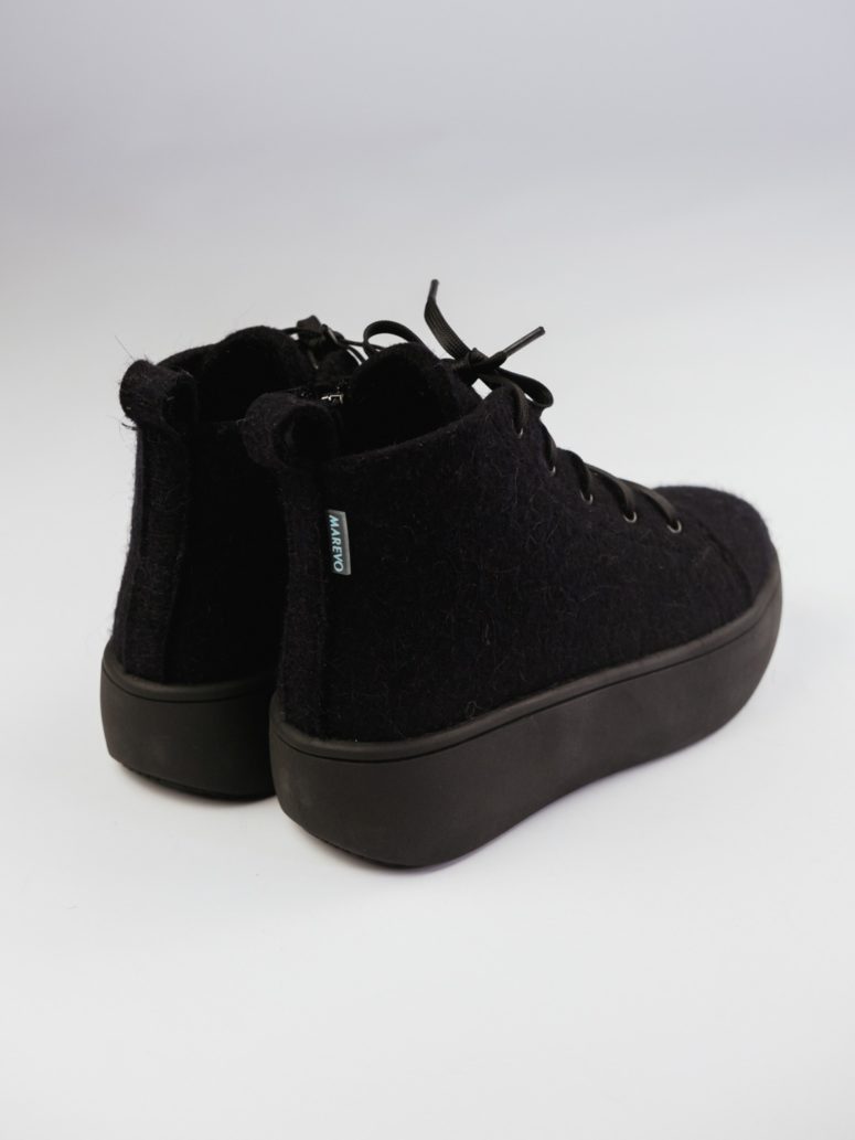 Женские ботинки 83-097-01 Черный Войлок 3